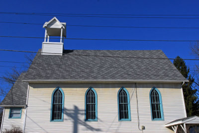 Church and blue sky