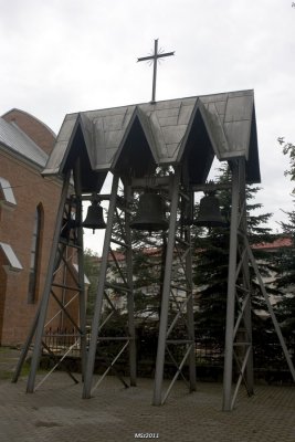 Electric church in Ustrzyki Dolne