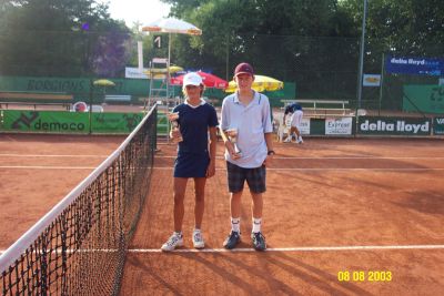 Winner Double Mixed: Rodionova and Parkhomenko (RUS)