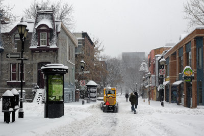 Plowing on Prince-Arthur