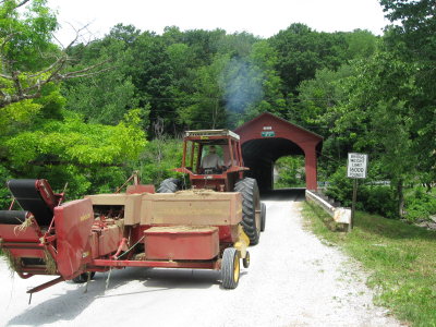 Traffic jam at the bridge