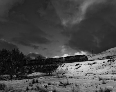 passing train