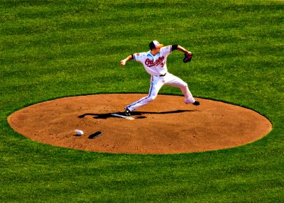1st Pitch of the 2012 Season - Jake Arrietta
