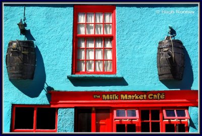 Ireland - Co.Cork - Kinsale - Colourful caf facade