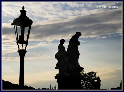 Czech Republic - Prague - Charles Bridge - Statue of St. Ivo