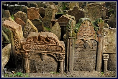 Czech Repulic - Prague - Old Jewish Cemetery.