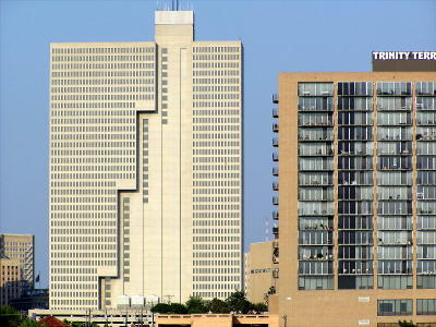 Back of Burnett Plaza Building