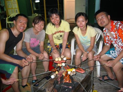 BBQ on raft