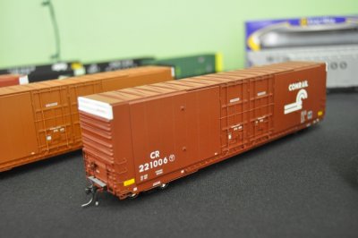 New run of the Greenville 60' Box in Conrail - nice CR Logo too!