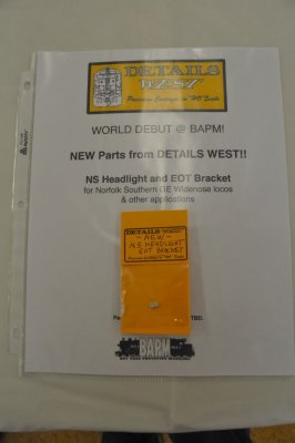 NEW NS GE Headlight & NS EOT Bracket from Details West!
