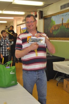 Happy Winner of one of the generous raffle prizes from Tangent Scale Models!