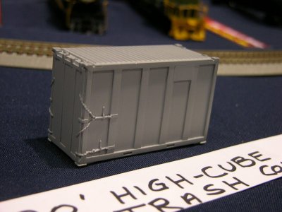 New from Atlas: HO Scale 20' High-Cube Trash Container