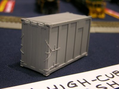 New from Atlas: HO Scale 20' High-Cube Trash Container