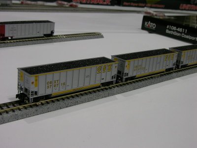 Kato N scale CSX Coalporters