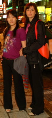 Italian Alice  and Elisa in Taipei