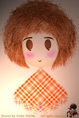 My Drawing ~ The Cute Little Girl