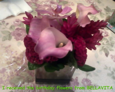 The Birthday Flowers from BELLAVITA