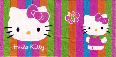  hello kitty (double sided) Donated by the Estate of Olivia Relova