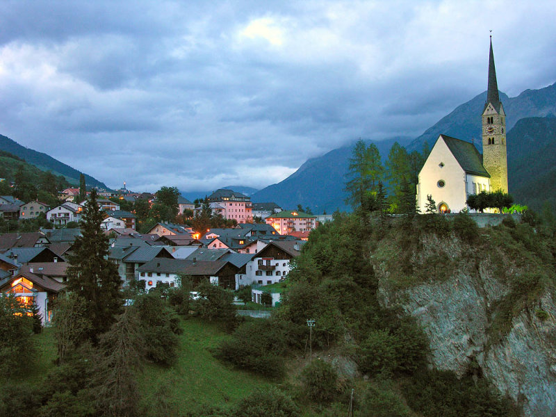 Scuol in Engadina (Switzerland)
