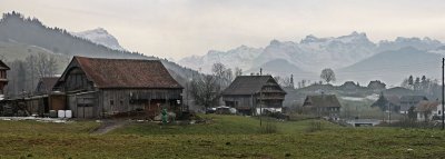 A grey winter day in Sattel