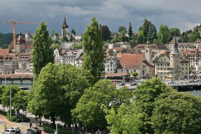 cloudy day in Lucerne