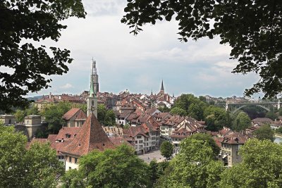 View to the city of Bern