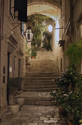 A beautiful lane in Dubrovnik