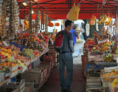 Market in Split