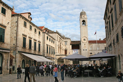 Der Stradun, die Hauptgasse Dubrovniks / Stradun, Dubrovnik's main street