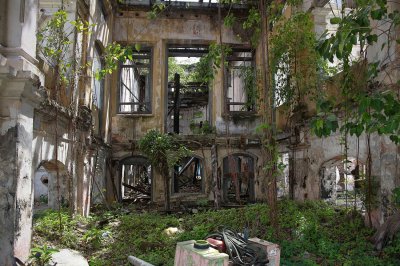 abandoned old school