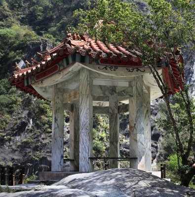 Monument in the Taroko Gorge
