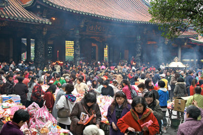 The birthday of the Mercy Goddess, Longshan temple