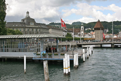 Ship station in Lucerne