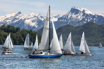 Sailing on lake Lucerne