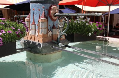 Village fountain in La Neuveville