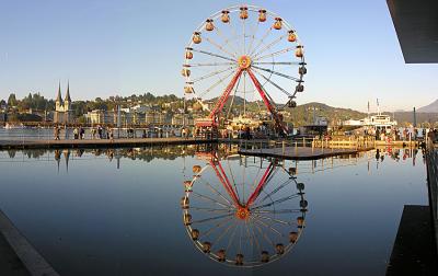Ferris wheel in Lucerne (KKL)