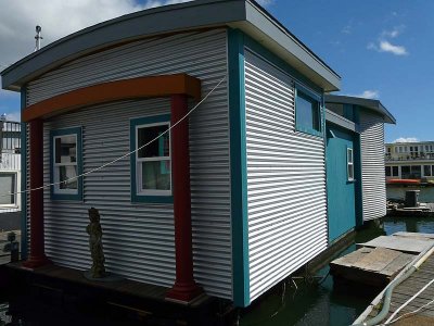 Corrugated Houseboat