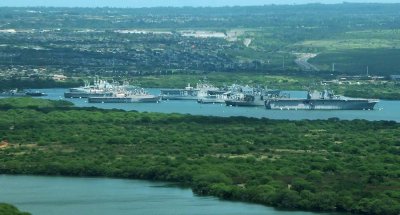 Ships in Pearl Harbor