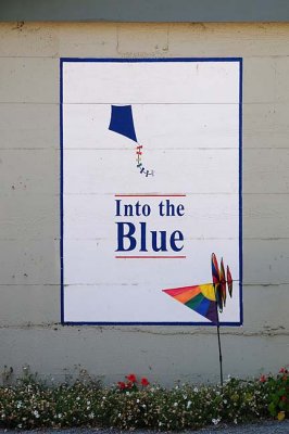 Into The Blue Sign