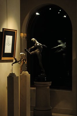 Ballet Statue Reflected