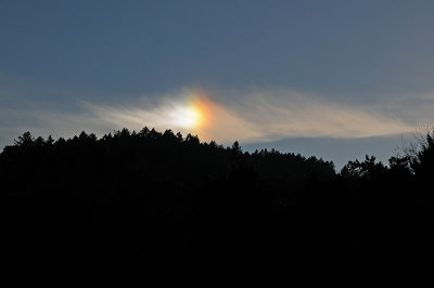 Sundog at Point Reyes