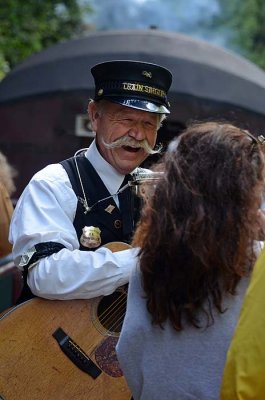 Train Singer with Big Smile