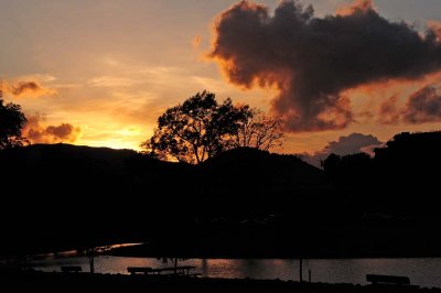 Dramatic Sky at the Pond