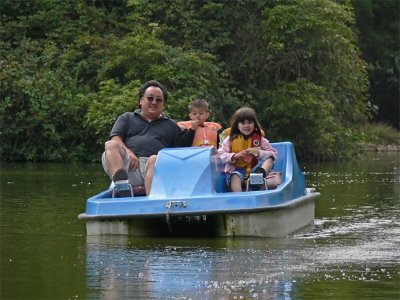 Paddleboat Family