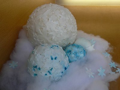 Cake Snowflake Balls