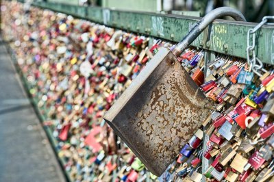 Locks at Cologne Hohenzollern Bridge