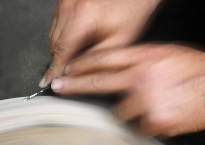 Edging a Forged Arrowhead