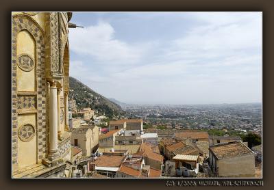 View from Monreale to Palermo