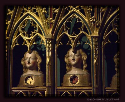 Relic Busts of the Klarenaltar in Cologne Cathedral