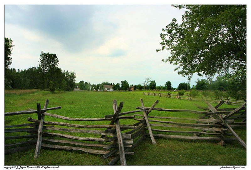 Smith house at a distance